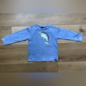Narwhal sweatshirt by Whistle & Flute